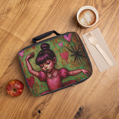 Ballet-Inspired Lunch Bag for Kids with Artistic Dancer Design