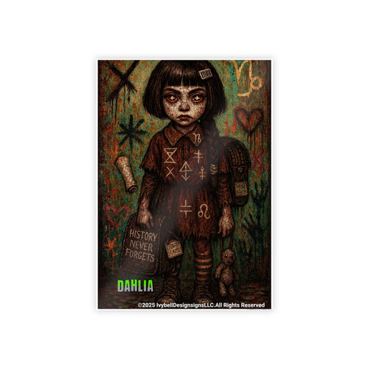 Haunted Homeroom Gloss Poster - Dahlia