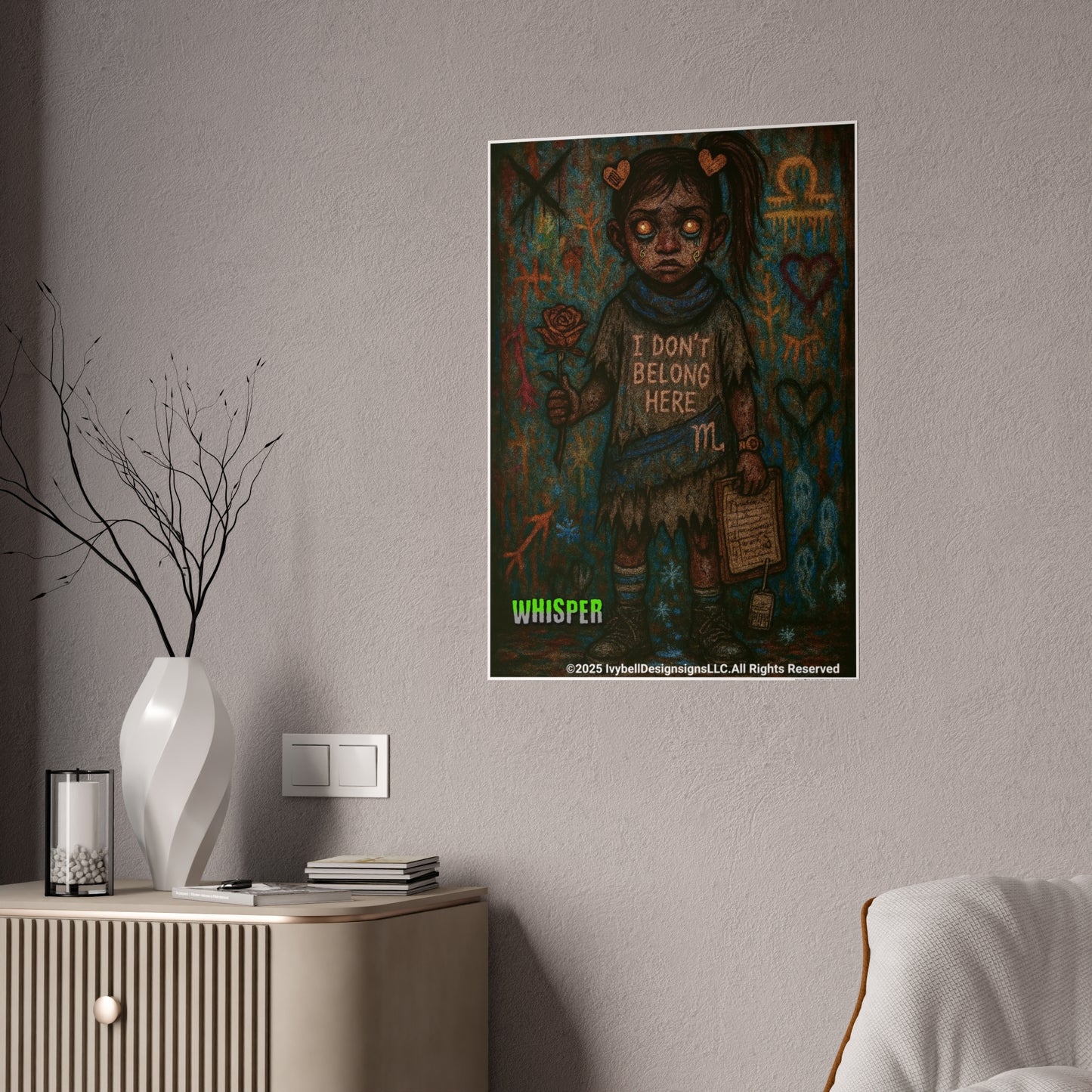 Haunted Homeroom Gloss Poster - WHISPER