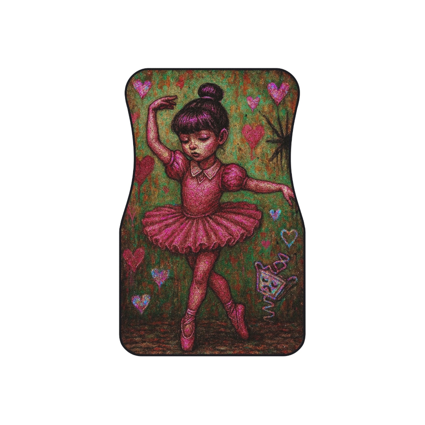 Whimsical Ballerina Car Mats - Set of 4