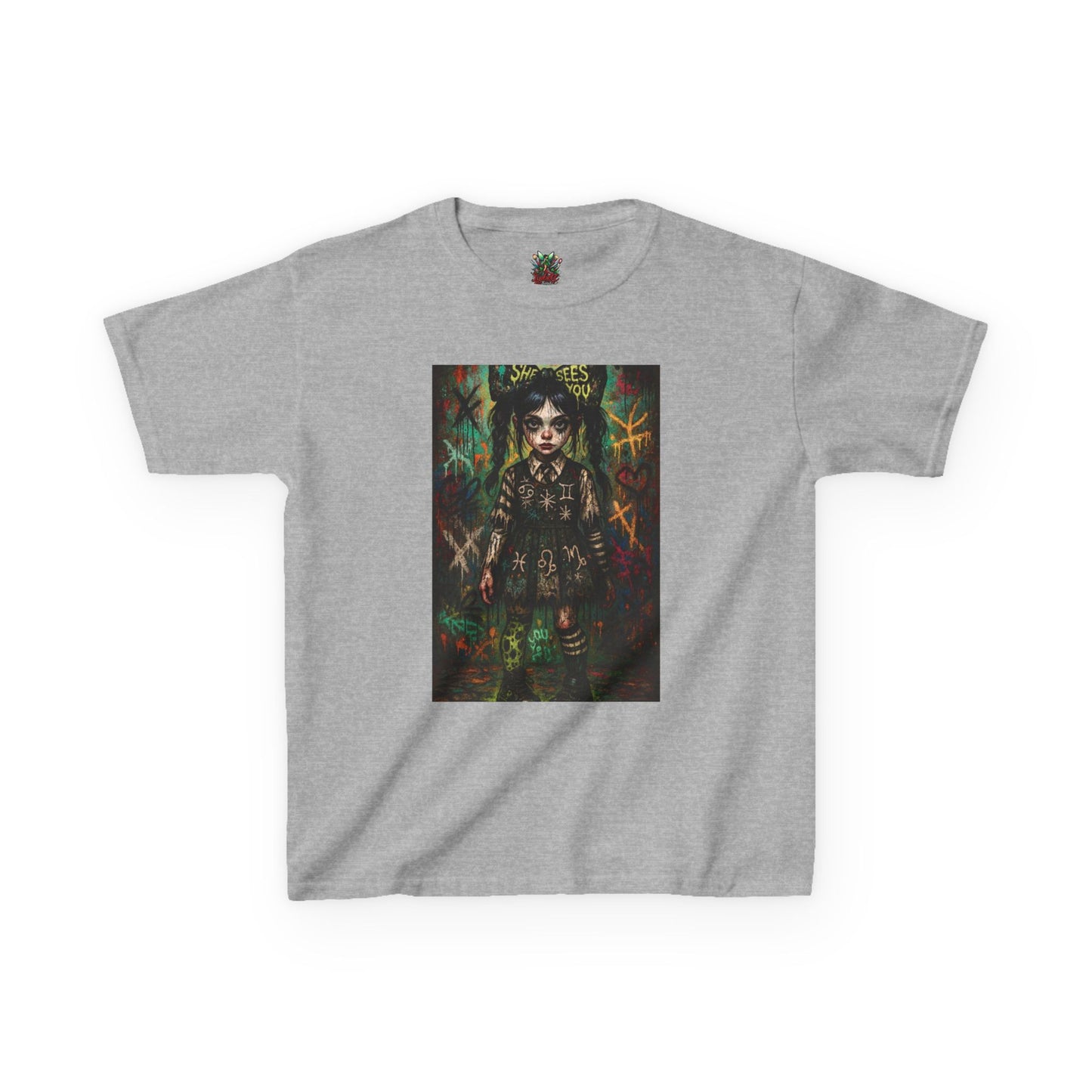 Gothic Princess Kids Tee - Unique Urban Style for Little Trendsetters