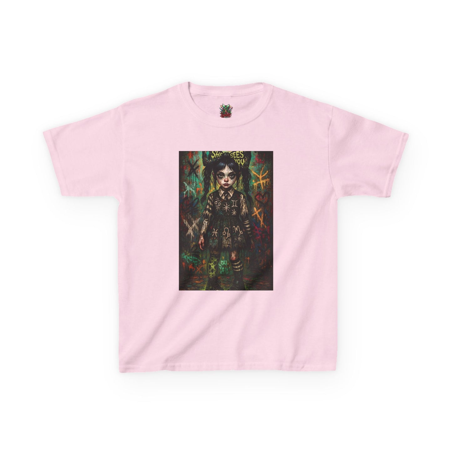 Gothic Princess Kids Tee - Unique Urban Style for Little Trendsetters