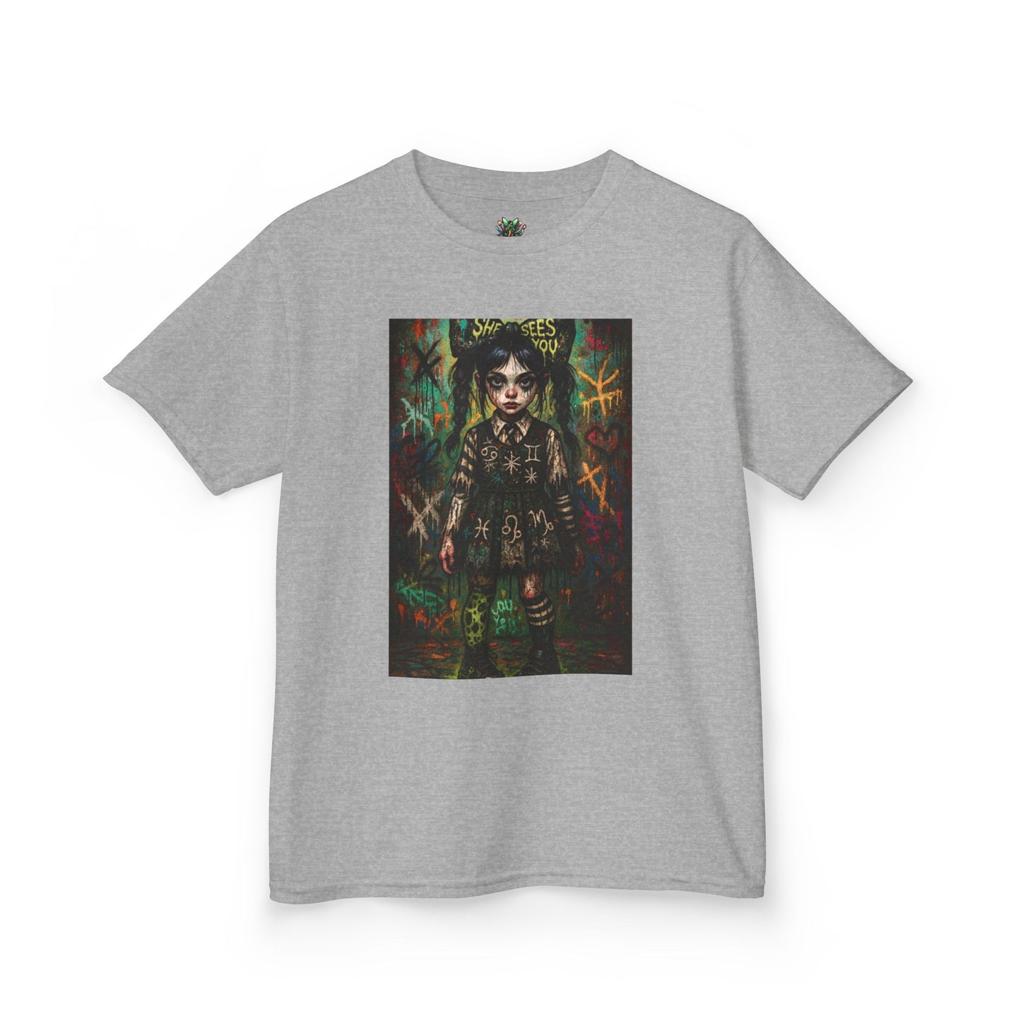 Gothic Princess Kids Tee - Unique Urban Style for Little Trendsetters