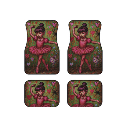 Whimsical Ballerina Car Mats - Set of 4