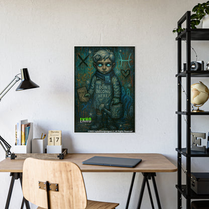 Haunted Hoomroom Gloss Poster -EKHO "I Don't Belong Here"