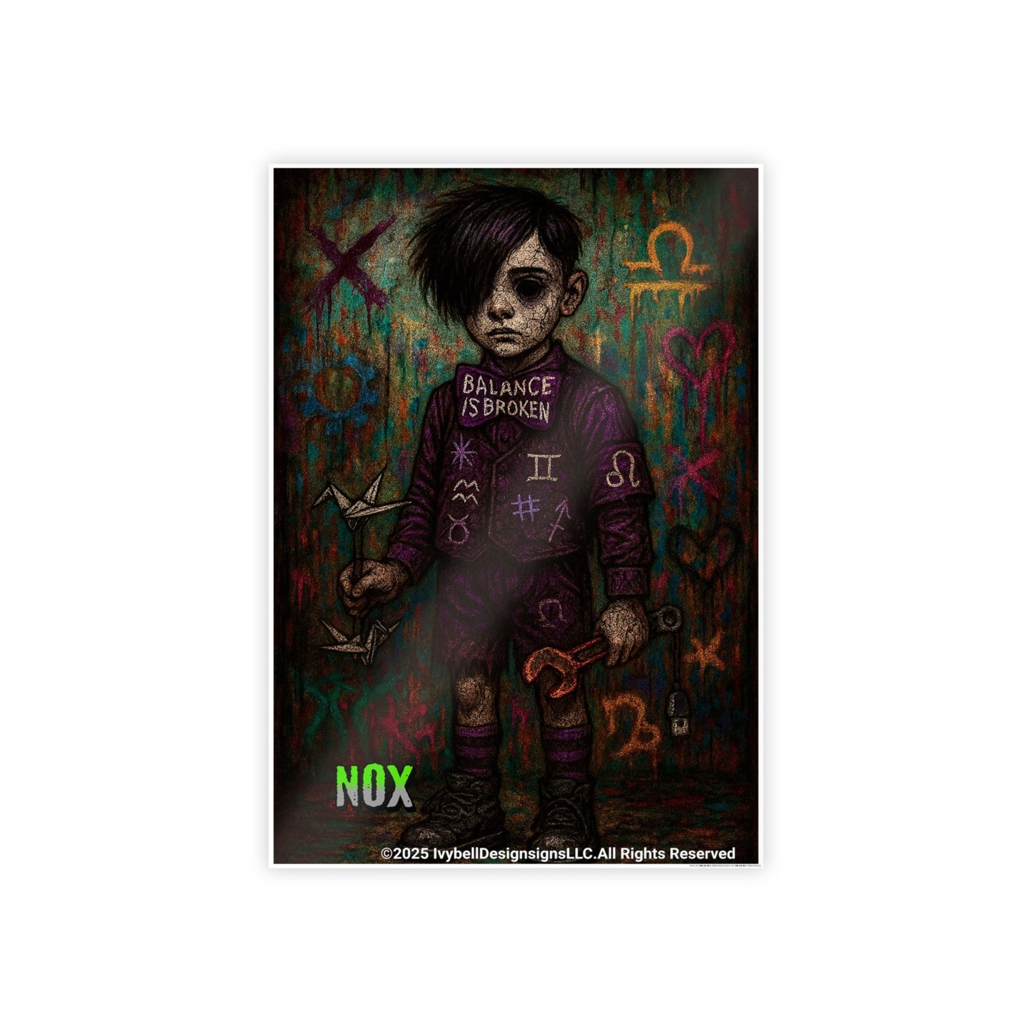 Haunted Homeroom Gloss Poster –Nox