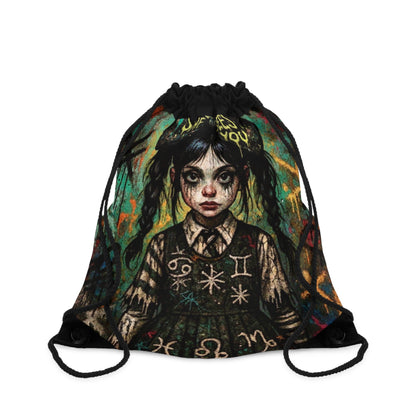 Mystical Drawstring Bag: 'She Sees You' Design