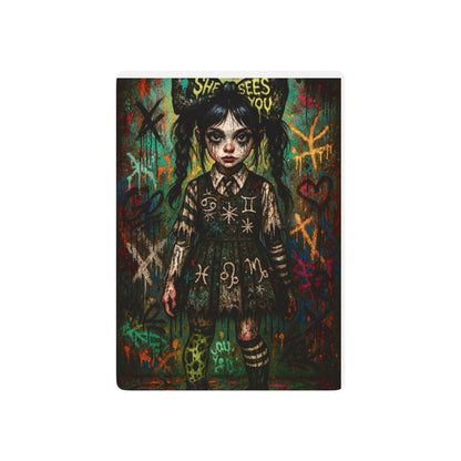 Gothic Poker Playing Cards Set - Unique Illustrated Deck with Ace of Spades and Artistic Design