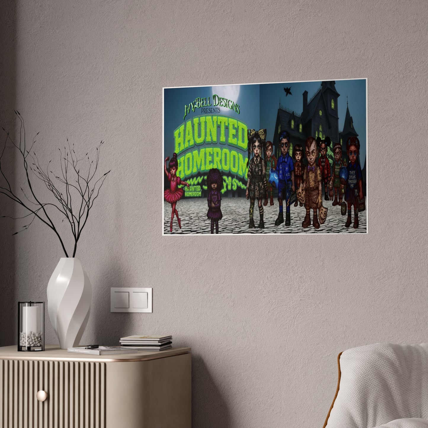 Haunted Homeroom Gloss Poster