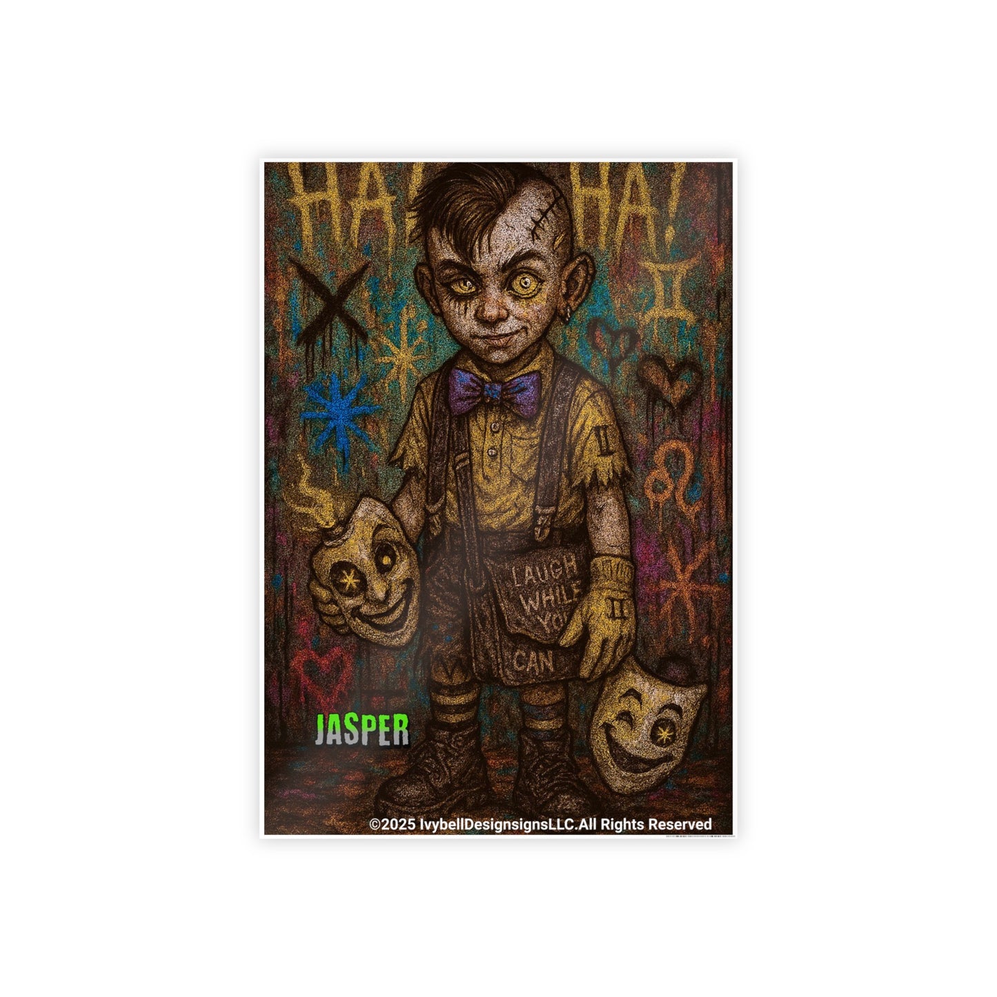 Haunted Homeroom Gloss Poster - Jasper