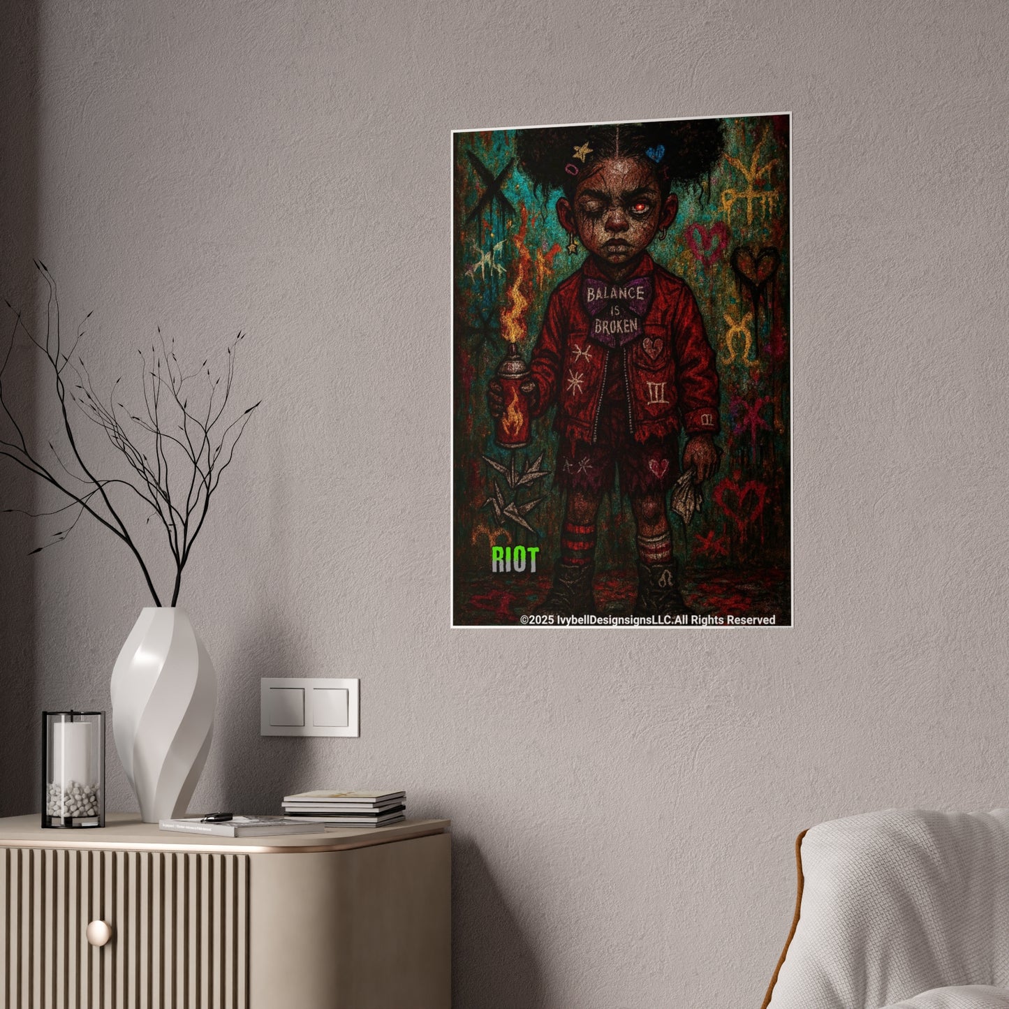 Riot Gloss Poster - Riot Balance & Broken