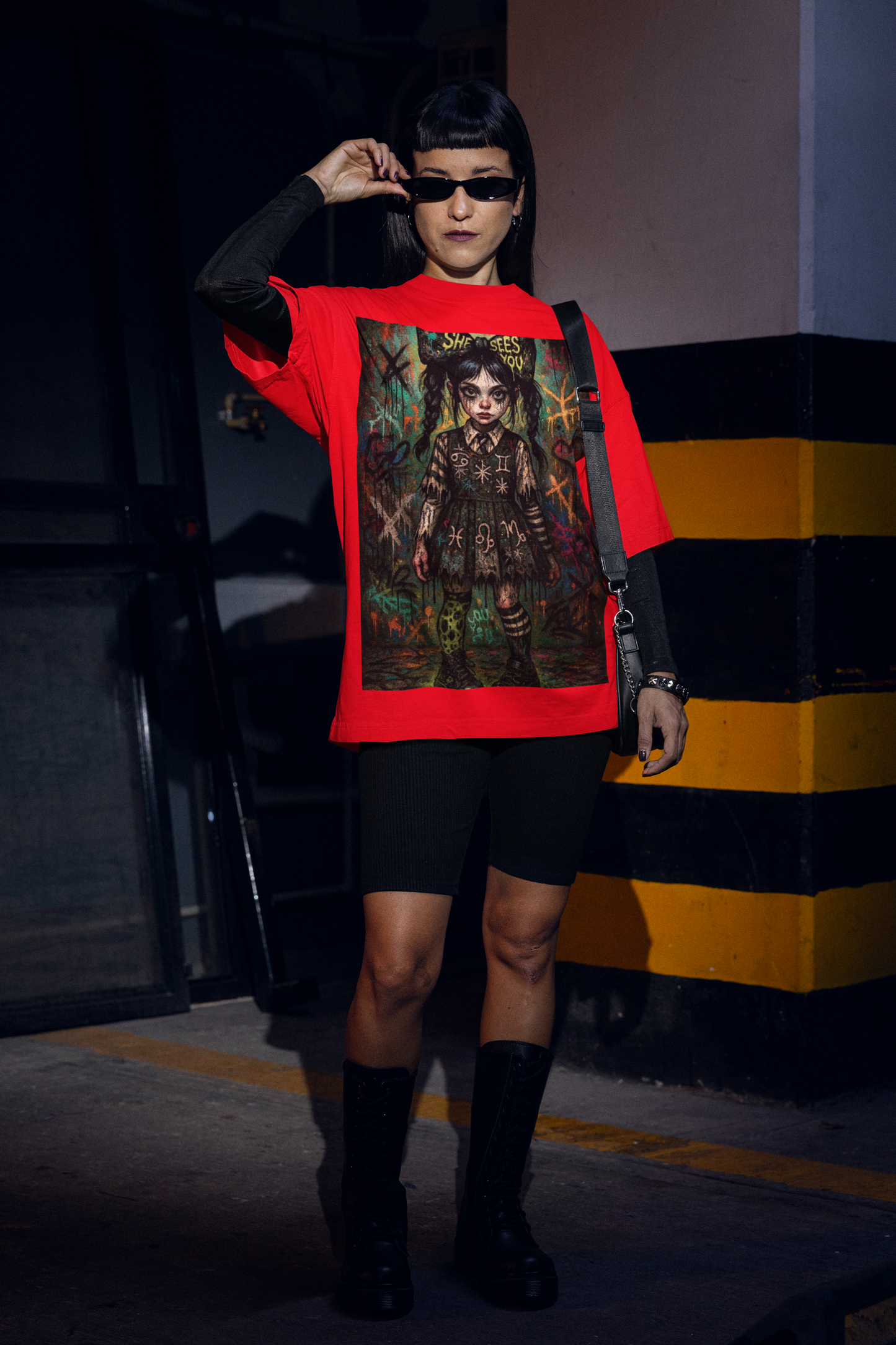 Gothic Art Unisex Softstyle T-Shirt - Spooky Vibes