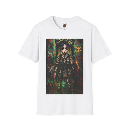 Gothic Art Unisex Softstyle T-Shirt - Spooky Vibes