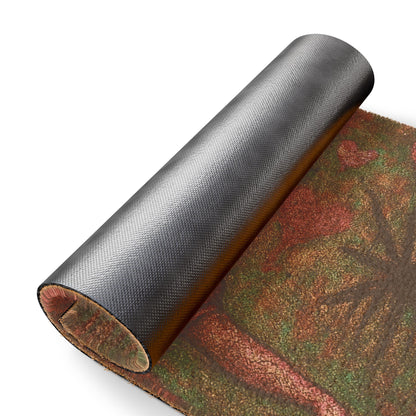 Artistic Ballet Dancer Doormat with Heart Design