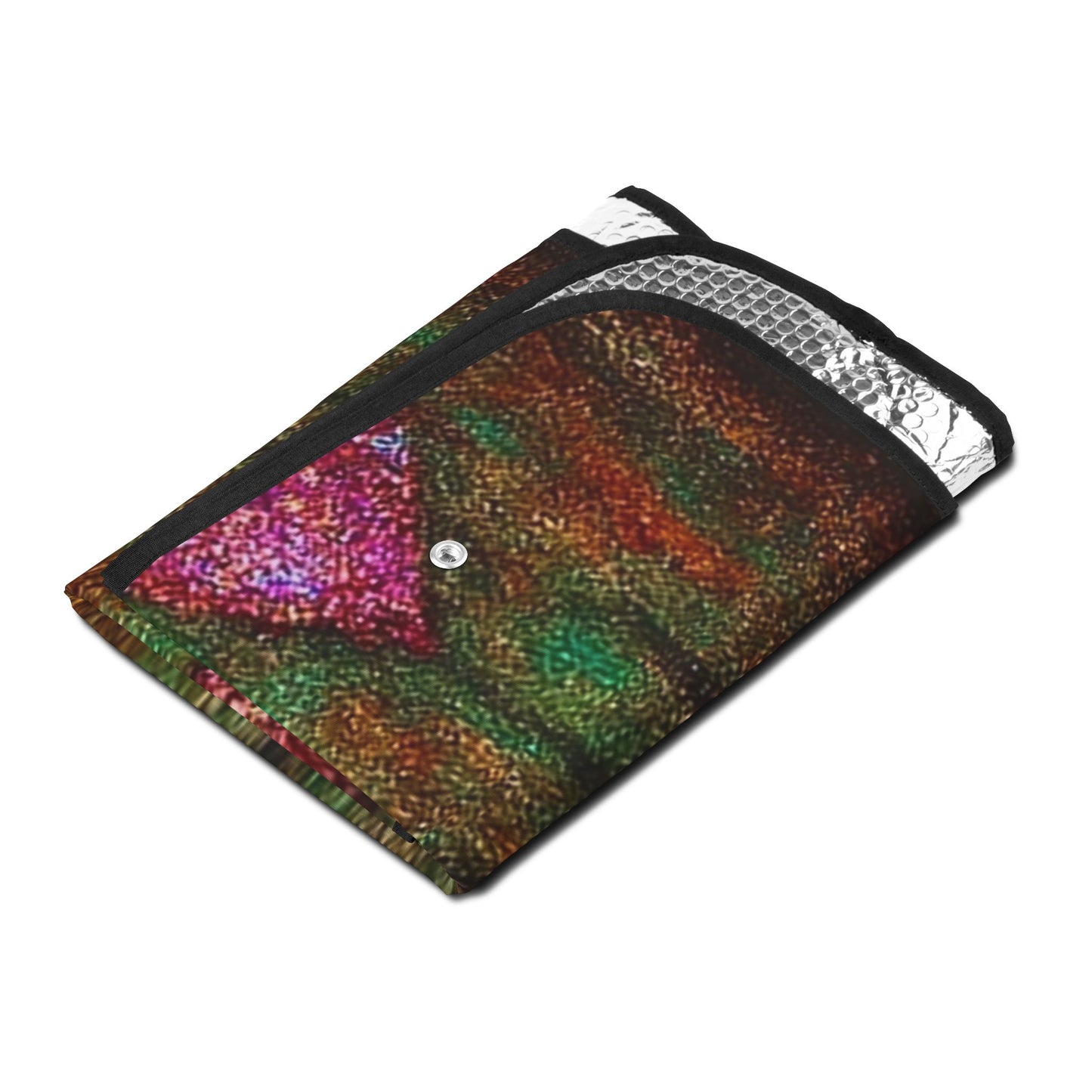 Artistic Car Sun Shades - Whimsical Heart Dance Design