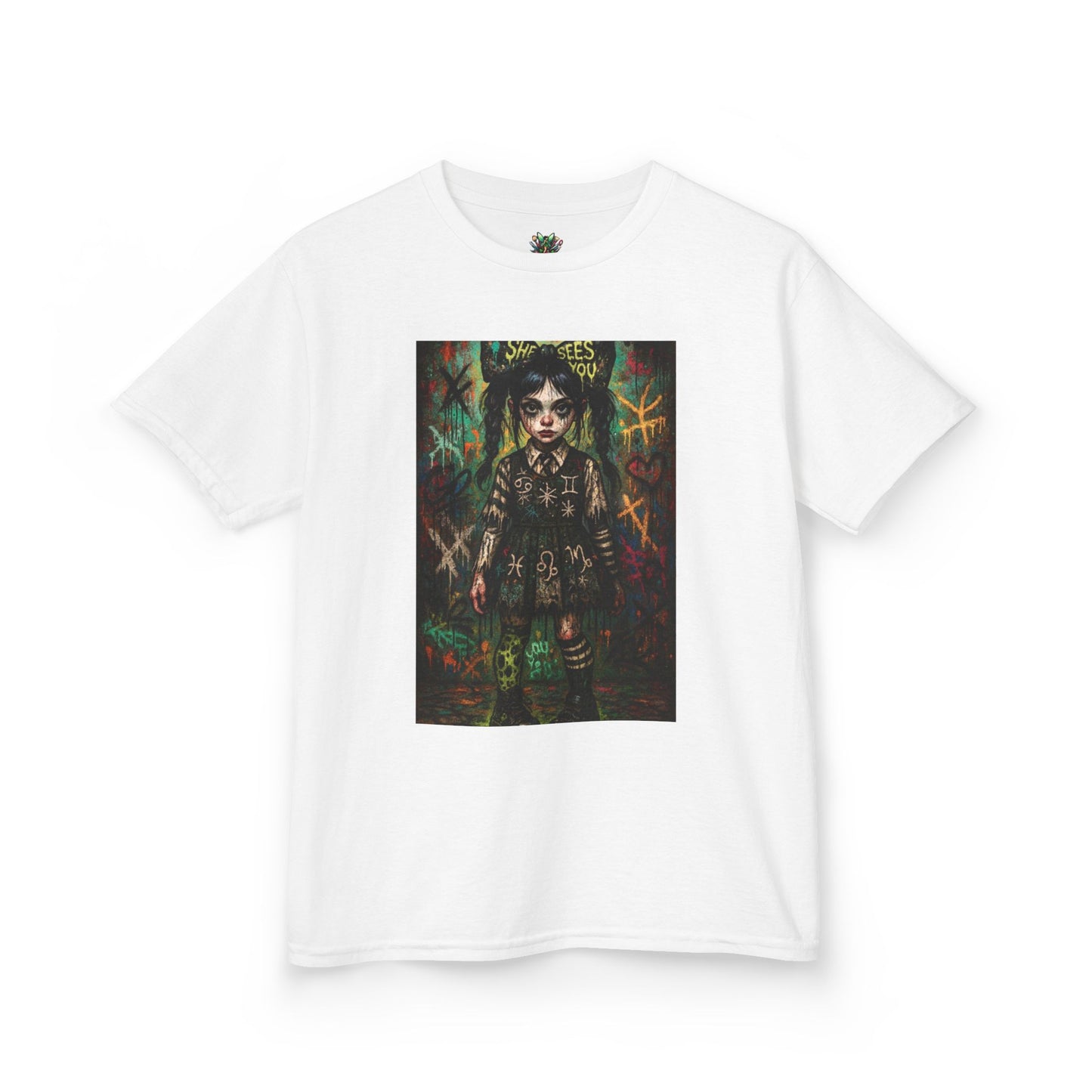 Gothic Princess Kids Tee - Unique Urban Style for Little Trendsetters