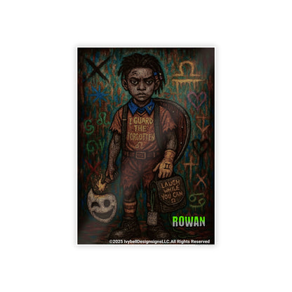 Haunted Homeroom Art Poster -ROWAN 'Guard the Forgotten'