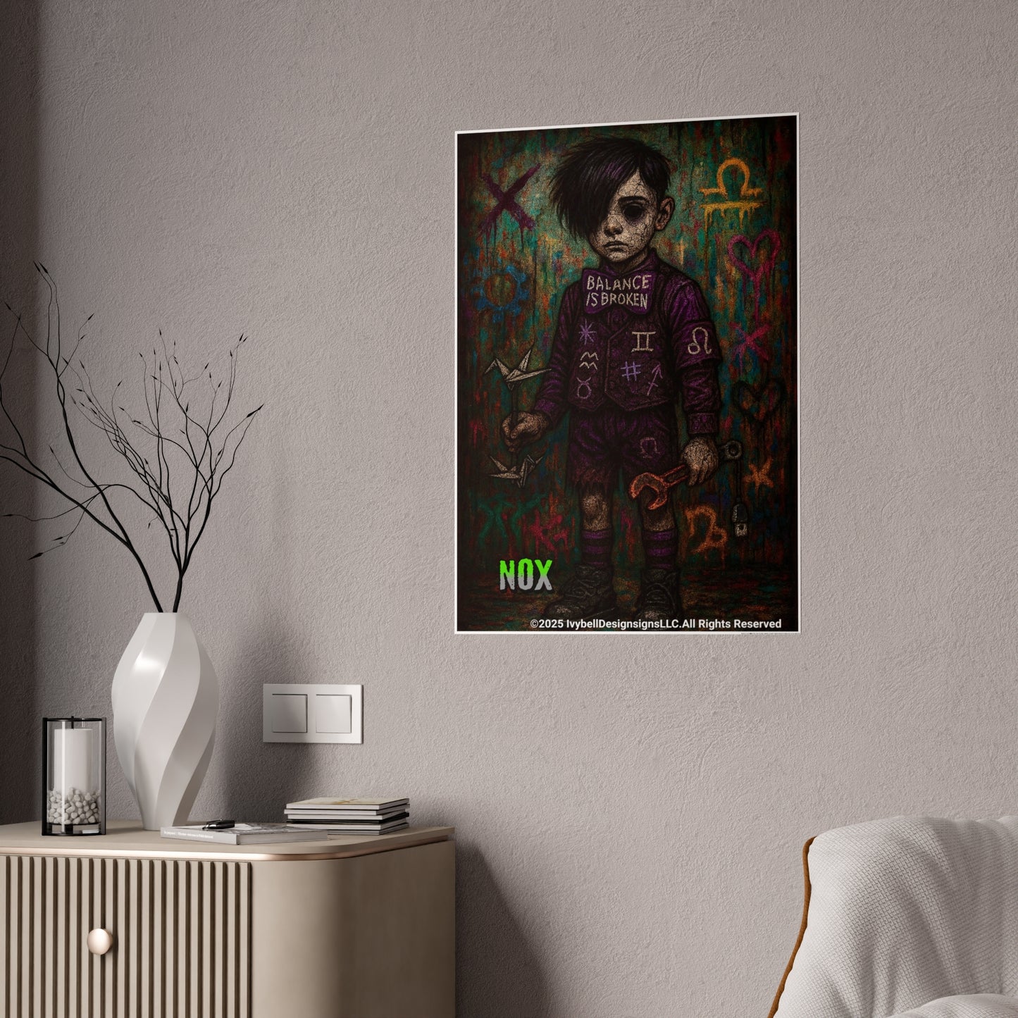 Haunted Homeroom Gloss Poster –Nox