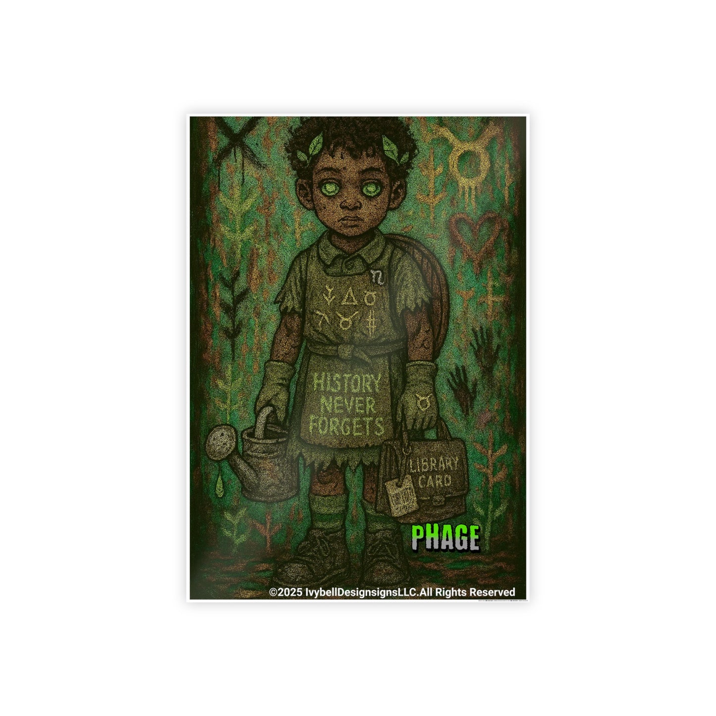 Artistic Gloss Poster: 'History Never Forgets'