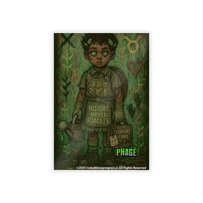 Artistic Gloss Poster: 'History Never Forgets'