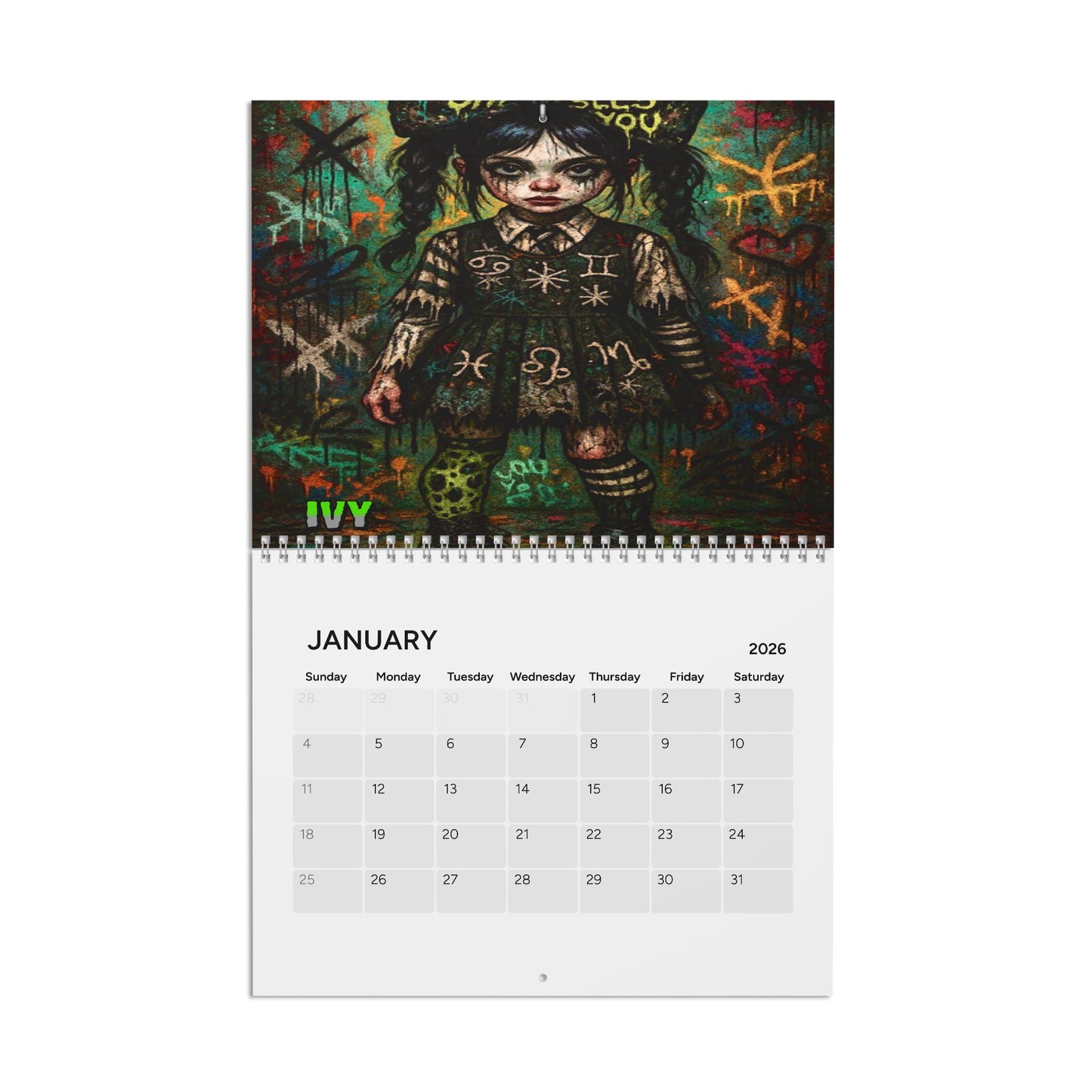 Calendar (2026) Haunted HomeRoom